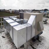 American Standard installation residential This is a recent installation of an American Standard heating and cooling system in a residential setting.