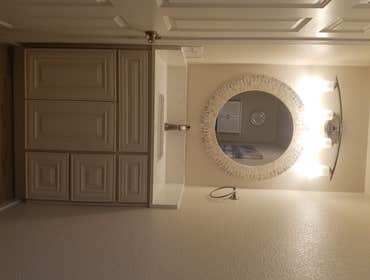 Bath Remodel (Shower addition) Add a shower to an existing powder room and remodel entire bathroom including flooring