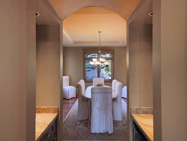 Arched Ceiling Dining Room