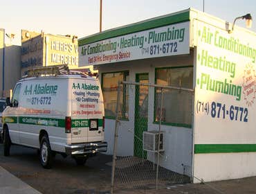 A-A Abalene Plumbing, Heating & Air Conditioning Project