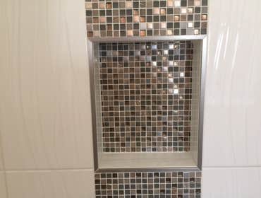 Soap niche in shower