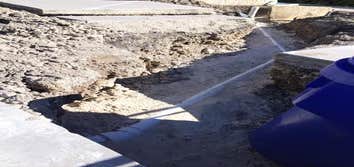 New sewer line