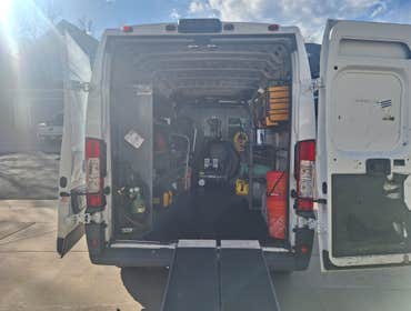 Our Installation Van Interior