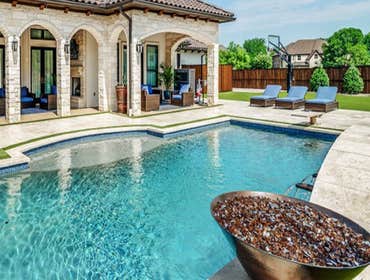 Photos by Hoss Custom Pools - Benbrook #1 Swimming Pools design.