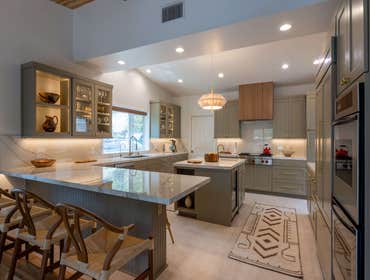 Loadstone Kitchen Remodel View our completed kitchen remodel showcasing a harmonious blend of modern elegance and functionality, featuring sleek cabine