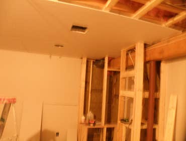 Photos from Vh improvement inc transforms a room in the basement into a media room