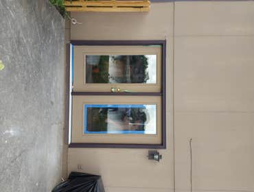 Door Replacement Removed and replacement of exterior double door