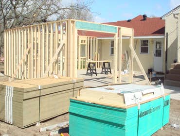 Frame is up