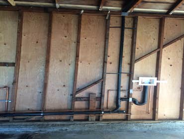 Plumbing remodels Rough in plumbing pictures and finish pictures