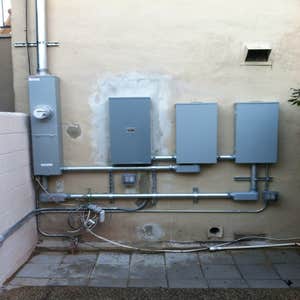 San Marino, CA Installation of 400 amp main electrical service and sub- panels