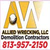 ALLIED Wrecking & Demolition logo