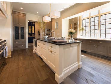 Gourmet Kitchen Full Gut renovation of a kitchen in a large estate in Lake Forest IL