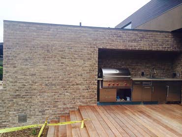Ext. Brick BBQ & Kitchen by MMCC