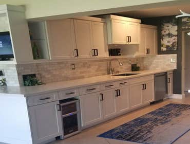 Kitchen cabinets