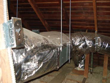 FUJITSU minisplit system duct less 3 indoor units Slim Duct ducted out. FUJITSU Mini Split Duct Less Installation With Ducting With Fujitsu Halcyon HFI