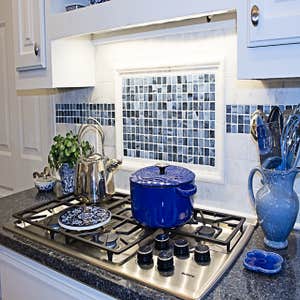Kitchen Remodel Blue Delft inspired kitchen remodel.
