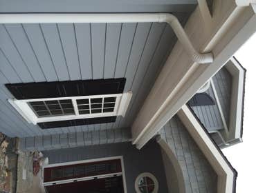 Flat face aluminum gutters