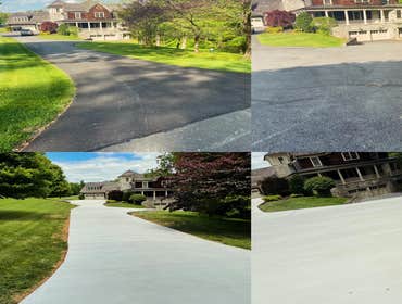 Asphalt To Concrete Driveway