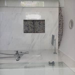 Photos by Indoor & Out Construction Inc #2 Master bath and bedroom remodel repainted cabinets for new look