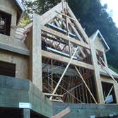 Duncan's Mills Custom Home Tore down old cottage on property located next to Russian River in Sonoma County, CA, did excavation work, and started groun