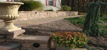 Steps and walkway