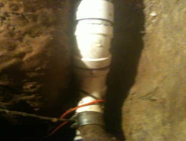 Under slab tunnels These are hand dug tunnels under the concrete slab foundation of homes where we installed a new drain line system.