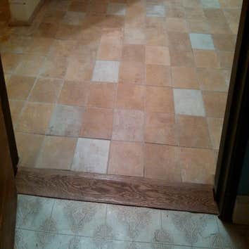 Bathroom Tile and Custom Wood