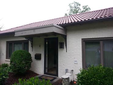 Before with no drain system.