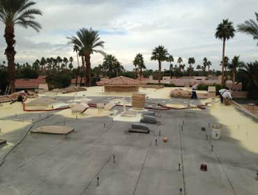 Indian Wells CC Estate Project spanned over 23,000 sq. feet of new polyurethane foam.