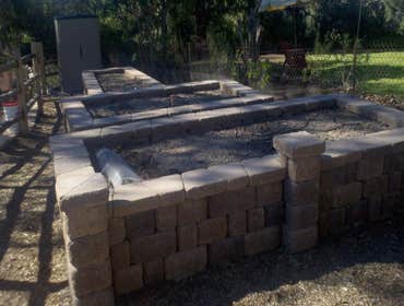 Canyon Development This Canyon had little use to the homeowner who wanted terracing so that she could grow various fruit trees. I created a 4 level ter