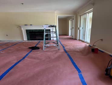 Photos by McEvoy Painting #1 Repaired damaged walls and trim after a move in. Repaint ceilings walls and woodwork