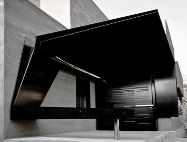 BEC | entrance canopy BEC | private residence | date: 2007-08 | city: west hollywood, ca | category: built | mode: exterior addition | type: residentia
