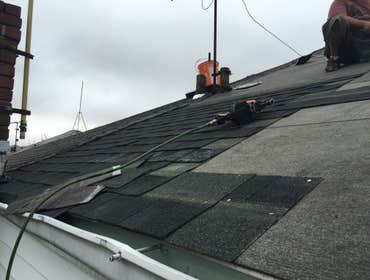 Installing Shingles Roof here we are installing new shingle roof for area approx 950 sq feet.job was done in one day.