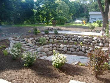 Project photos from OCR, inc. plantings & hardscapes...
