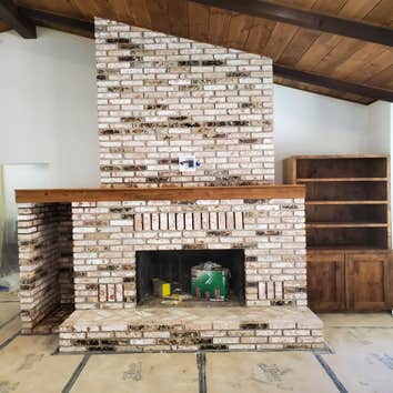 Photos by Universal Masonry Design Construction #1 Rumford fireplace