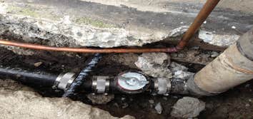 Project photos from Toce Plumbing Light commercial work done in Oakland, CA (40th Street).