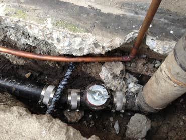 Project photos from Toce Plumbing Light commercial work done in Oakland, CA (40th Street).