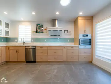 Rosemead Kitchen Remodel Rona Home Remodeling transformed this Rosemead home with a stunning kitchen remodel. We created an L-shaped layout to enhance 