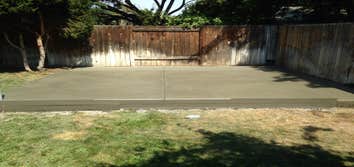 Storage shed slab