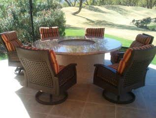 Raised Firepit Table