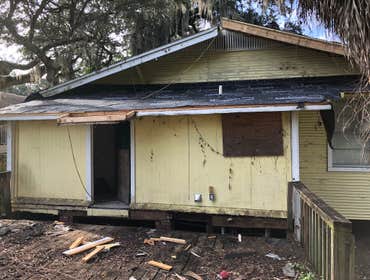 Rear Elevation Prior to Renovation