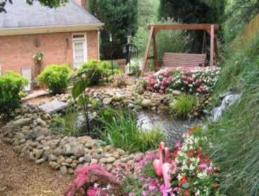 Portfolio of Water Features Some of the water features in our portfolio of completed projects include Twelve-foot waterfalls, multi-tiered water pond s