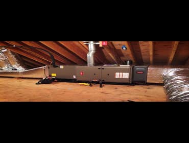 Conventional furnace and ac