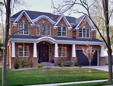 Transitional Brick House