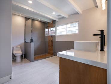 Escondido Master Bathroom Remodel When our client, Matt, contacted us about remodeling his master bathroom, we were excited to get started. This projec