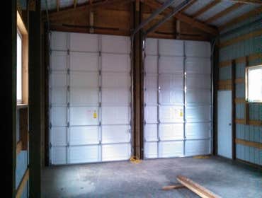 Garage doors and openers installed