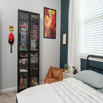 Industrial Modern This comic book loving gamer dreamed of modern loft.