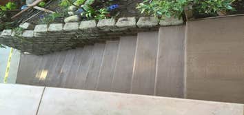 Colored Concrete Steps