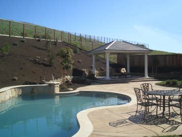 New Project 1 Pleasanton, Ca. Cabana & Pool House. Pool by Riviera Pools Danville, Ca.