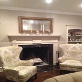 Marble fireplace surround and